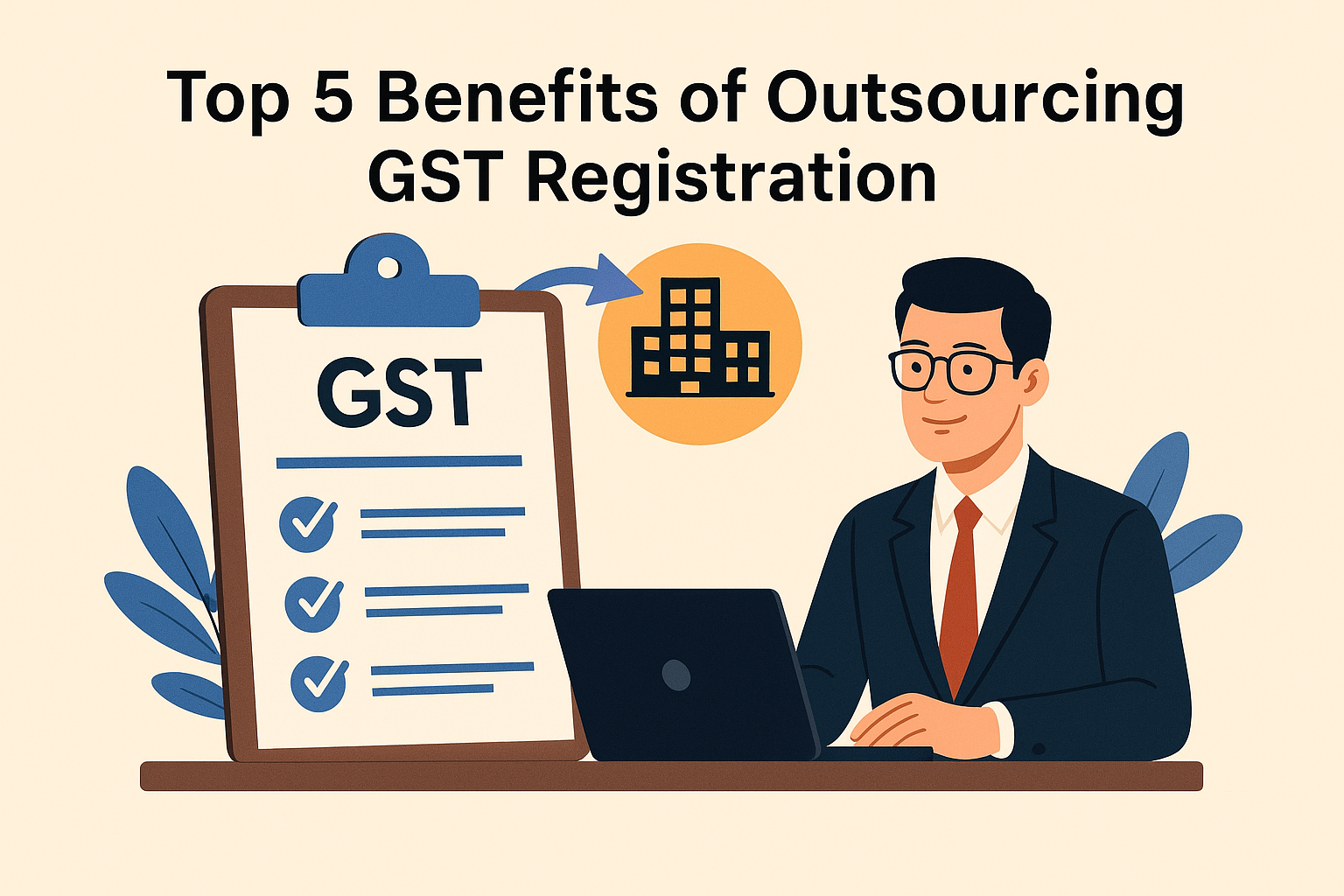 Top 5 Benefits of Outsourcing GST Registration Services