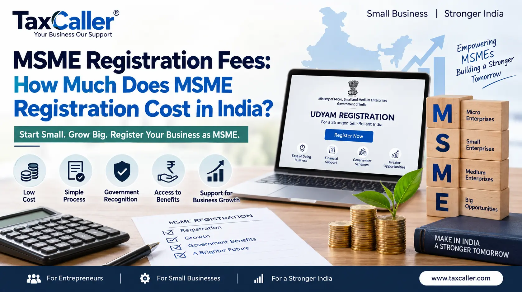 MSME Registration Fees: How Much Does MSME Registration Cost in India?