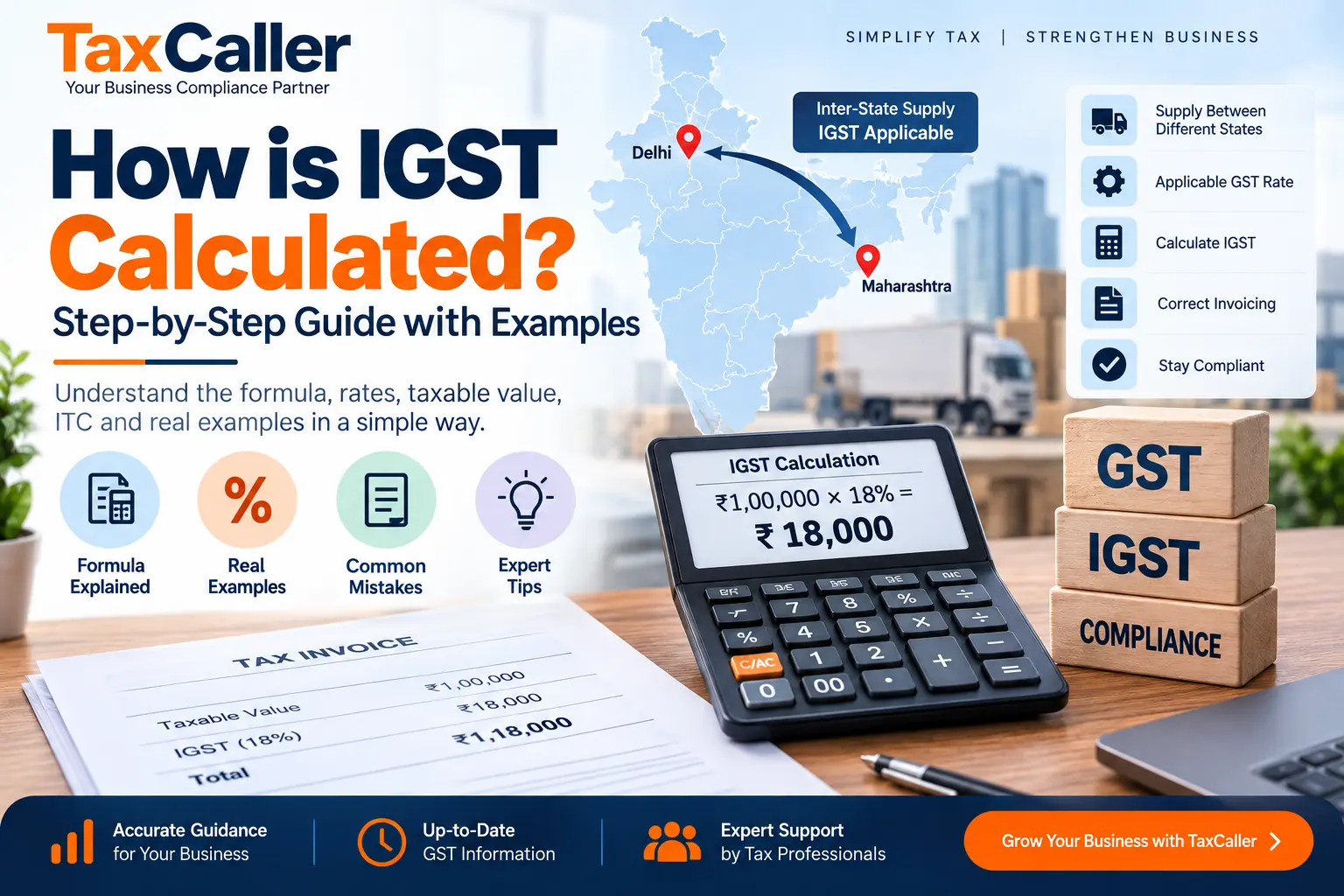 How is IGST Calculated? Step-by-Step Guide with Examples