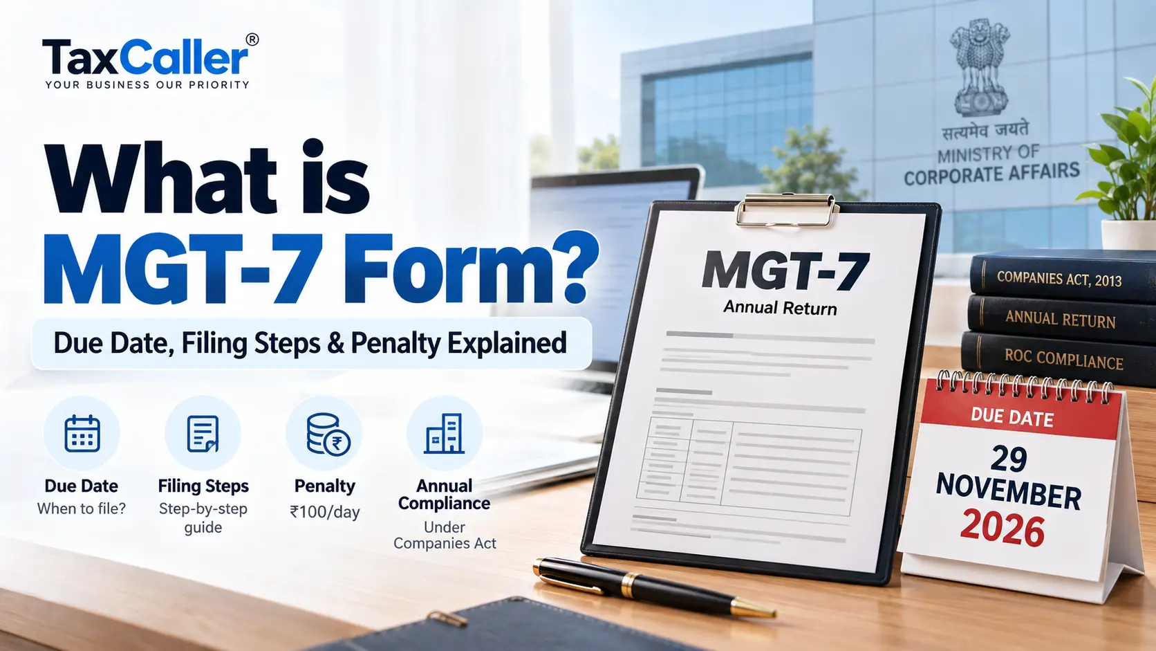 What is MGT-7 Form? Due Date, Filing Steps &amp; Penalty Explained