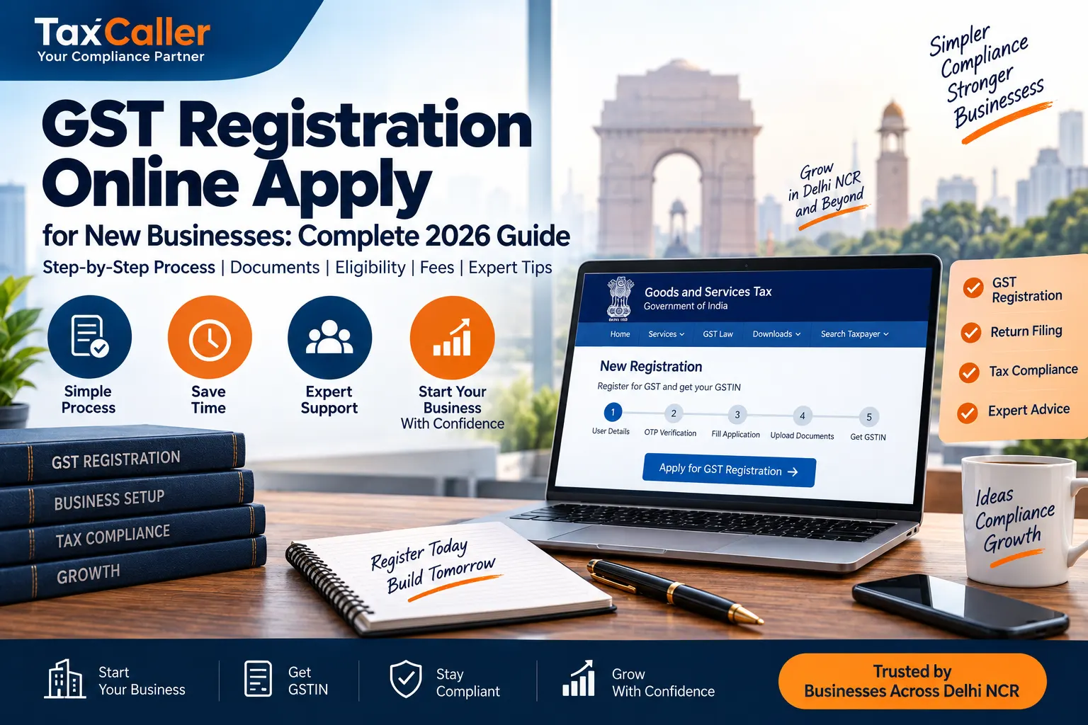 GST Registration Online Apply for New Businesses: Complete 2026 Guide