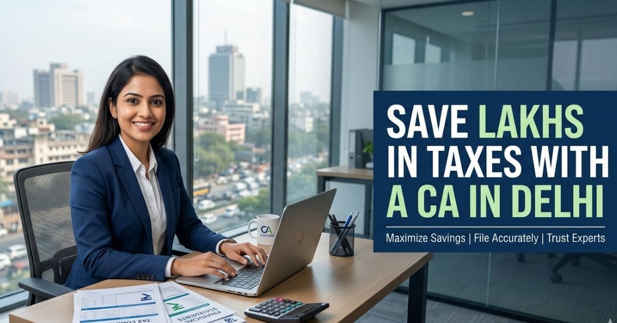 7 Reasons Hiring a CA in Delhi Saves Lakhs in Taxes Easily