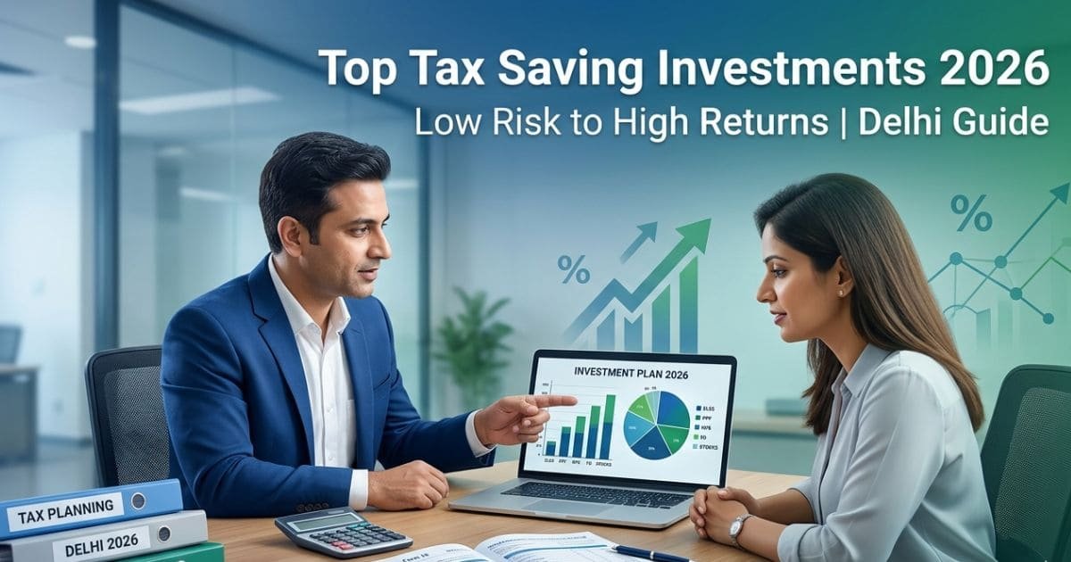 Top Tax Saving Investments in Delhi for 2026 (Low Risk to High Returns)