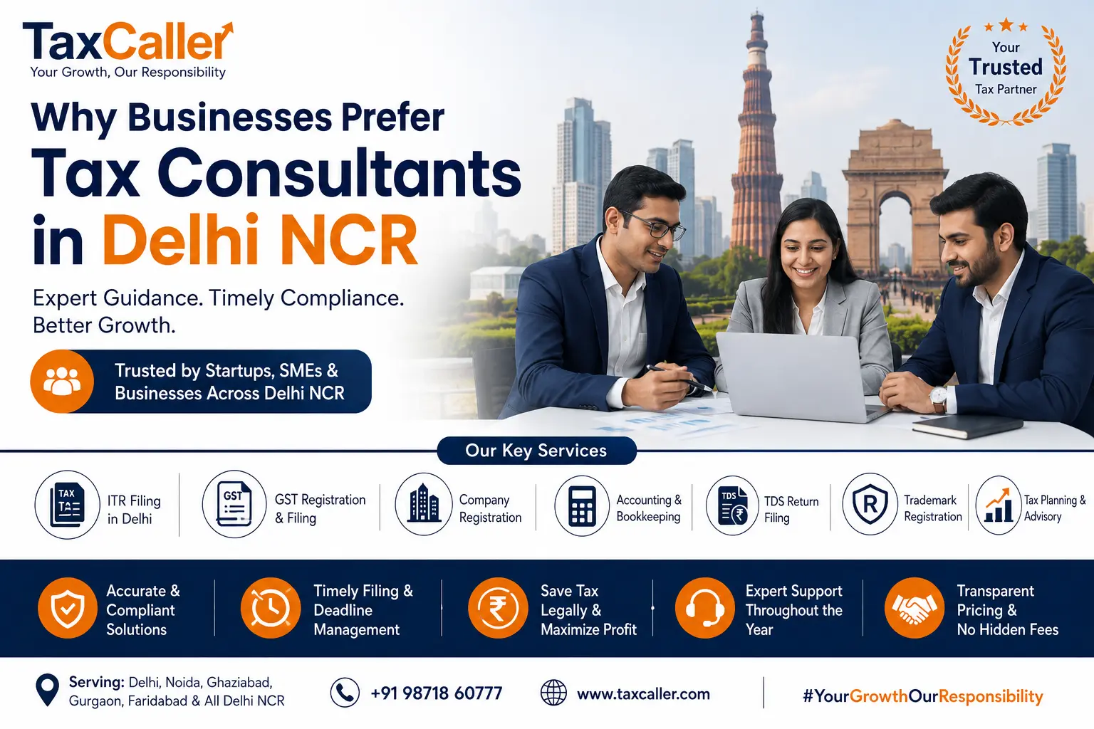 Why Businesses Prefer Tax Consultants in Delhi NCR: A Complete Guide for Smart Business Owners (2026)