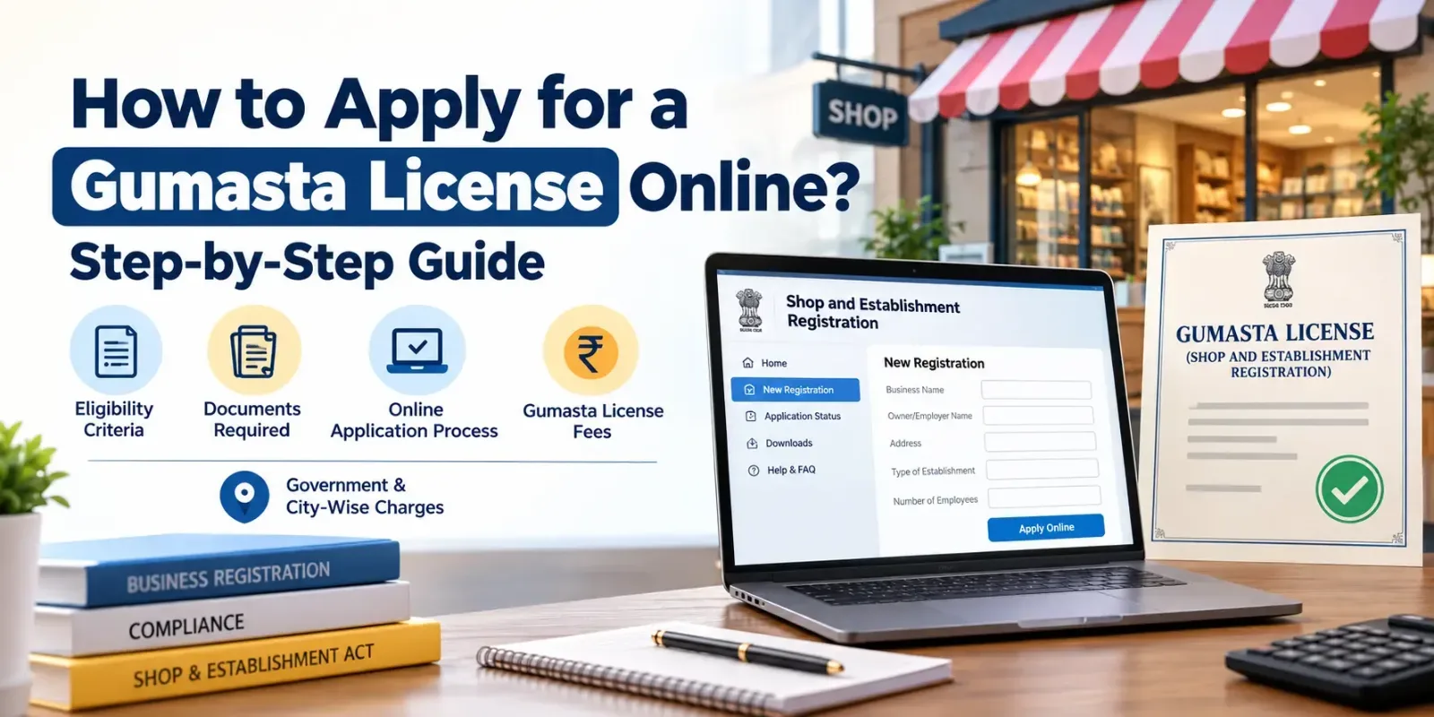 How to Apply for a Gumasta License Online: Step-by-Step Guide, Gumasta License Fees, Documents
